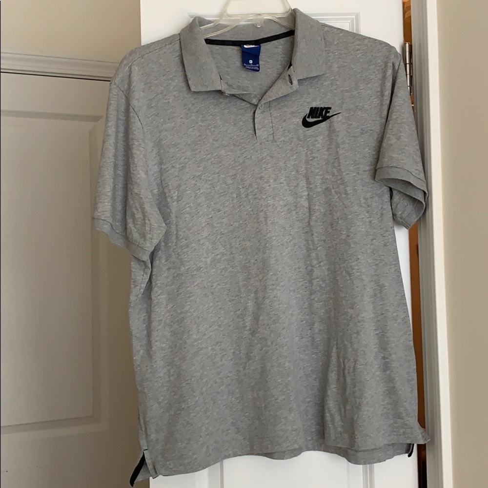 Worn once gray nike polo